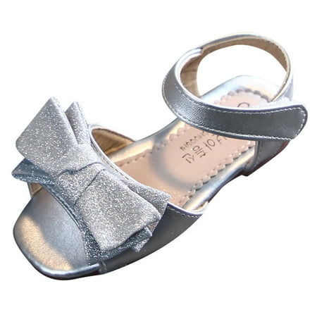 Binmer Toddler Infant Kids Baby Girls Bowknot Princess Casual Summer Shoes Sandals