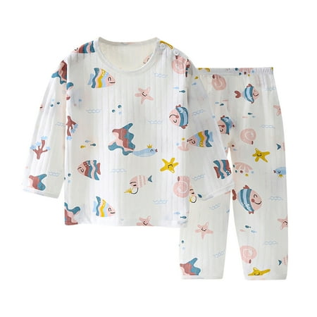 Edvintorg 18Months-13Years Summer Toddler Pajama Sets Loungewear Clearance Kids Girls Boys Casual Long Sleeve Thin Air-Conditioned Home Clothing Pajamas For Kids
Edvintorg 18Months-13Years Summer Toddler Pajama Sets Loungewear Clearance Kids Girls Boys Casual Long Sleeve Thin Air-Conditioned Home Clothing Pajamas For Kids