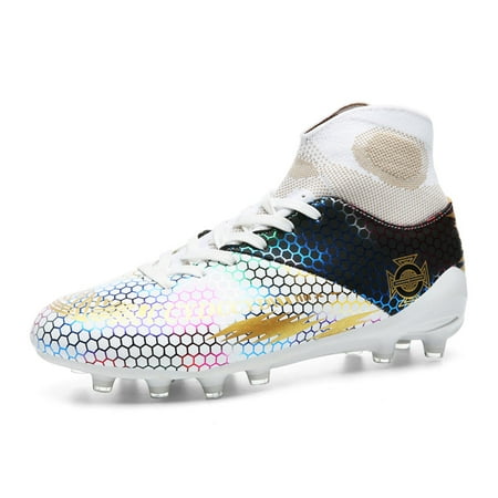 Earlde Men s Soccer Shoes Football Boots Cleats High-Top Spikes Soccer Shoes Boys Outdoor Indoor Athletic Training Sneakers
Earlde Men s Soccer Shoes Football Boots Cleats High-Top Spikes Soccer Shoes Boys Outdoor Indoor Athletic Training Sneakers