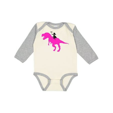 Inktastic Princess riding her T-Rex Gift Baby Girl Long Sleeve Bodysuit
Inktastic Princess riding her T-Rex Gift Baby Girl Long Sleeve Bodysuit