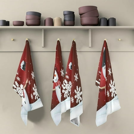 SKYSONIC Christmas Snowman Kitchen Dish Towel Set Drying Kitchen Towels Tea Towels 1Pcs
SKYSONIC Christmas Snowman Kitchen Dish Towel Set Drying Kitchen Towels Tea Towels 1Pcs
