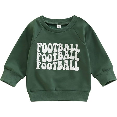 PIKADINGNIS Infant Baby Girls Boys Football Sweatshirt Funny Game Day Print Long Sleeve Pullover Sweater Tops Fall Clothes
PIKADINGNIS Infant Baby Girls Boys Football Sweatshirt Funny Game Day Print Long Sleeve Pullover Sweater Tops Fall Clothes