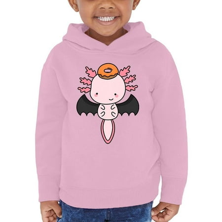 Cute Axolotl W Bat Costume Hoodie Toddler -Image by Shutterstock 5 Toddler