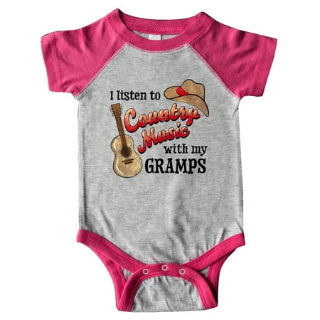 Inktastic I Listen to Country Music with my Gramps Guitar and Hat Gift Baby Boy or Baby Girl Bodysuit
Inktastic I Listen to Country Music with my Gramps Guitar and Hat Gift Baby Boy or Baby Girl Bodysuit