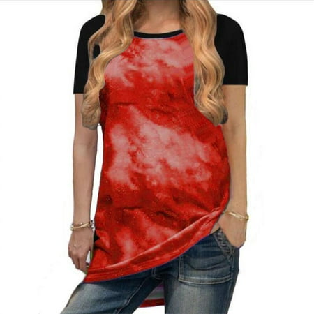 TZNBGO Women s Patchwork Tie Dye Printed Loose Fit Tunic Tops Short Sleeve T-Shirt Crewneck Blouse Tops Starry Color Block Top T-Shirt Red Xxl Corset Tops For Women Teen Tops Gym Tops For109190
TZNBGO Women s Patchwork Tie Dye Printed Loose Fit Tunic Tops Short Sleeve T-Shirt Crewneck Blouse Tops Starry Color Block Top T-Shirt Red Xxl Corset Tops For Women Teen Tops Gym Tops For109190