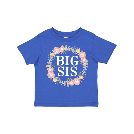 Inktastic Big Sis Rose Floral Wreath Sister Gift Toddler Toddler Girl T-Shirt
Inktastic Big Sis Rose Floral Wreath Sister Gift Toddler Toddler Girl T-Shirt