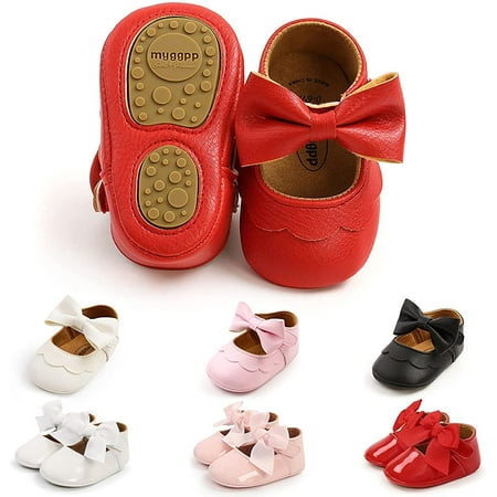 Baby Girls Mary Jane Flats with Bownot Non Slip Soft Sole PU Leather Newborn Infant Toddler First Walker Cirb Party Christmas Dress Shoes
Baby Girls Mary Jane Flats with Bownot Non Slip Soft Sole PU Leather Newborn Infant Toddler First Walker Cirb Party Christmas Dress Shoes