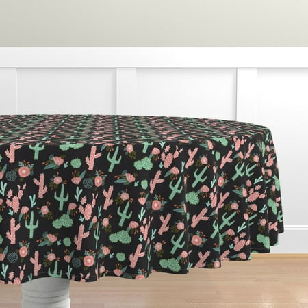 Cotton Sateen Tablecloth 70 Round - Cactus Flowers Cute Girls Cacti Pink Mint Desert Rose Bohemian Floral Girl Southwestern Plant Nature Print Custom Table Linens by Spoonflower
Cotton Sateen Tablecloth 70 Round - Cactus Flowers Cute Girls Cacti Pink Mint Desert Rose Bohemian Floral Girl Southwestern Plant Nature Print Custom Table Linens by Spoonflower