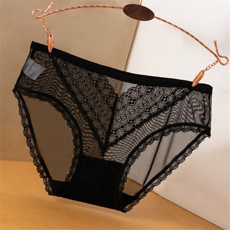 See Through Breathable Embroidery Transparent Hollow G-Strings Lace Underwear Sexy Panties Low Waist Briefs M 2
See Through Breathable Embroidery Transparent Hollow G-Strings Lace Underwear Sexy Panties Low Waist Briefs M 2