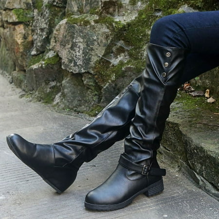 High Thick Fashion Heel Belt Boots Buckle Retro Size Color Solid Women s Large women s boots
High Thick Fashion Heel Belt Boots Buckle Retro Size Color Solid Women s Large women s boots