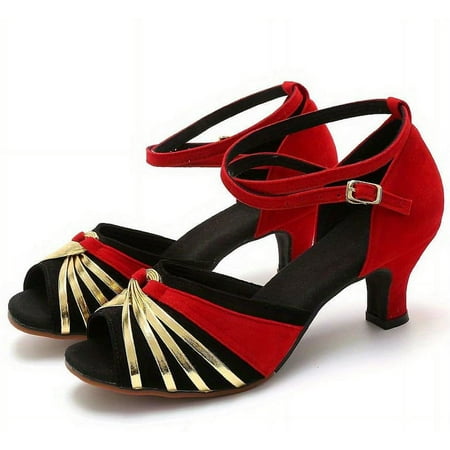 SHYWJJ Stylish Women s Latin Dance Sandals with Cross Straps Low Heel and Buckle Closure - Perfect for Comfortable and Fashionable Dancing
SHYWJJ Stylish Women s Latin Dance Sandals with Cross Straps Low Heel and Buckle Closure - Perfect for Comfortable and Fashionable Dancing