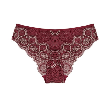 VBXOAE Women Lace Underwear Sexy Breathable Hipster Panties Stretch Bikini Briefs
VBXOAE Women Lace Underwear Sexy Breathable Hipster Panties Stretch Bikini Briefs