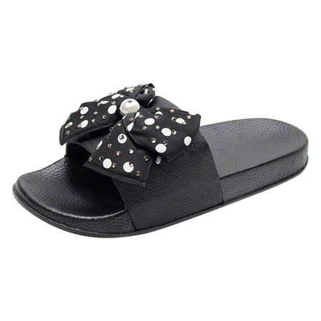 Youmylove Women Slide Slippers Fashion Pearl Bow Decoration Summer Simple Non-Slip Lightweight Large Shoes Leisure Ladies Cozy Daily Walking
Youmylove Women Slide Slippers Fashion Pearl Bow Decoration Summer Simple Non-Slip Lightweight Large Shoes Leisure Ladies Cozy Daily Walking