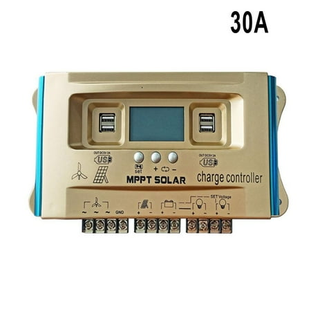 12V~60V 30A MPPT Wind Solar Hybrid Controller Panel Dual