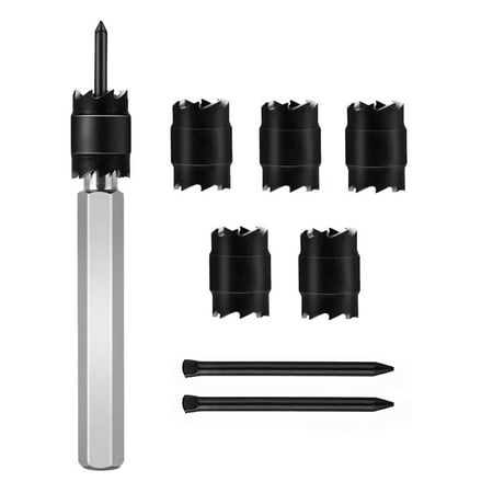 9PCS HSS Welding Drill Set Weld Cutter Drill Bit 8mm Drill 3/8 -welding Drill Center Drill Hole Saw Hexagon Shank with Storage Case
9PCS HSS Welding Drill Set Weld Cutter Drill Bit 8mm Drill 3/8 -welding Drill Center Drill Hole Saw Hexagon Shank with Storage Case