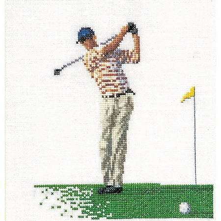 Thea Gouverneur Counted Cross-Stitch Kit, Golf