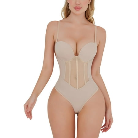 Plus Size Thong Shapewear for Women Tummy Control Bodysuit Spaghetti Strap Tummy Control Butt Lifter Slimming Shapewear
Plus Size Thong Shapewear for Women Tummy Control Bodysuit Spaghetti Strap Tummy Control Butt Lifter Slimming Shapewear