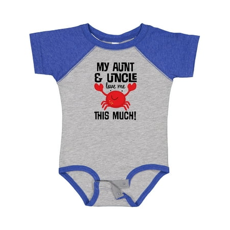 Inktastic My Aunt and Uncle Love Me Nephew Gift Baby Boy or Baby Girl Bodysuit