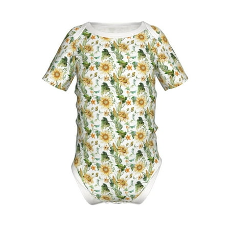 Coaee Watercolor Bright Sunflowers for Soft Baby Short-Sleeve Bodysuit Baby Climbing Clothes Baby Girls Boys Bodysuit Romper-3 Months
Coaee Watercolor Bright Sunflowers for Soft Baby Short-Sleeve Bodysuit Baby Climbing Clothes Baby Girls Boys Bodysuit Romper-3 Months
