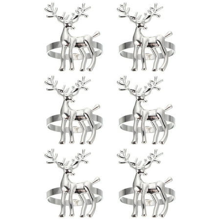 6Pcs Christmas Napkin Rings Elk Napkin Rings Deer Napkin Ring Holders Alloy Napkin Rings
6Pcs Christmas Napkin Rings Elk Napkin Rings Deer Napkin Ring Holders Alloy Napkin Rings