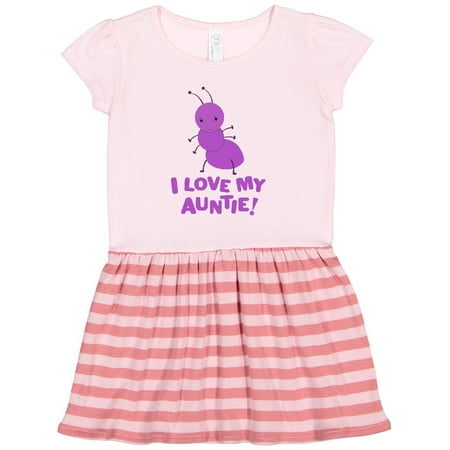 Inktastic I Love My Auntie Gift Toddler Girl Dress