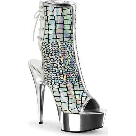 Women s Pleaser Delight 1018HG Open Toe Bootie