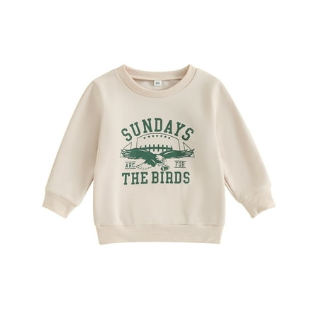 Wallarenear Toddler Girl Boy Pullover Tops Letter Print Long Sleeve Fall Winter Sweatshirt
Wallarenear Toddler Girl Boy Pullover Tops Letter Print Long Sleeve Fall Winter Sweatshirt