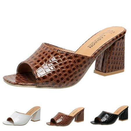 Aayomet Sandals for Women Dressy Summer Women Sandals Fashion Simple Animal Leather Grain Open Toe Comfortable Thick Heel Square Black 6.5
Aayomet Sandals for Women Dressy Summer Women Sandals Fashion Simple Animal Leather Grain Open Toe Comfortable Thick Heel Square Black 6.5