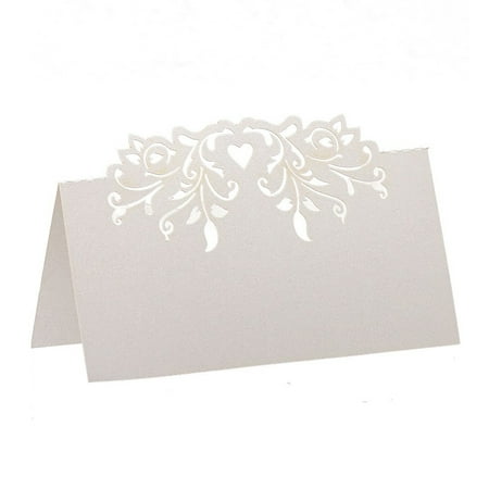 60pcs Lace Wedding Table Name Place Cards Personalised Decoration with White Lace Pattern Cardstock for Wedding Favors Party
60pcs Lace Wedding Table Name Place Cards Personalised Decoration with White Lace Pattern Cardstock for Wedding Favors Party