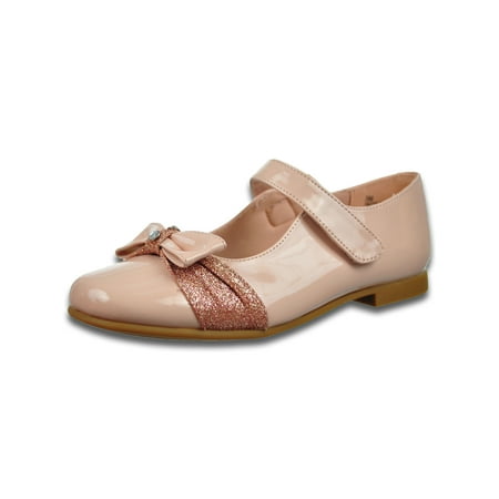 Rachel Shoes Girls Monica Patent Leather Maryjane Shoes - pink 7 toddler
