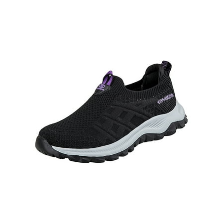 Bellella Unisex Sneakers Breathable Athletic Shoe Mesh Walking Shoes Lightweight Trainers Fitness Workout Casual Flats Black Purple 5
Bellella Unisex Sneakers Breathable Athletic Shoe Mesh Walking Shoes Lightweight Trainers Fitness Workout Casual Flats Black Purple 5