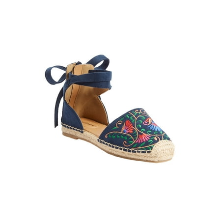 Comfortview Women s Wide Width The Shayla Flat Espadrille Shoes