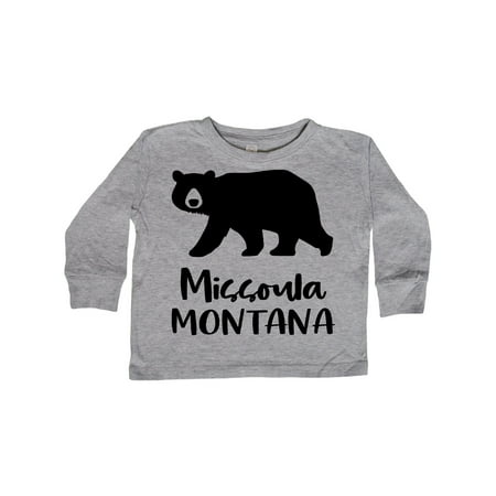 Inktastic Missoula Montana Black Bear Silhouette Gift Toddler Boy or Toddler Girl Long Sleeve T-Shirt
Inktastic Missoula Montana Black Bear Silhouette Gift Toddler Boy or Toddler Girl Long Sleeve T-Shirt