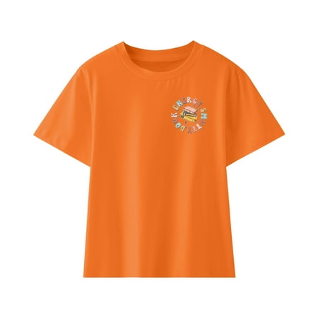 Children Girls T-shirts Solid Color Short Sleeve Crew Neck Cotton Casual Fun Pattern Summer Clothes Top Dailywear Party Tshirts
Children Girls T-shirts Solid Color Short Sleeve Crew Neck Cotton Casual Fun Pattern Summer Clothes Top Dailywear Party Tshirts