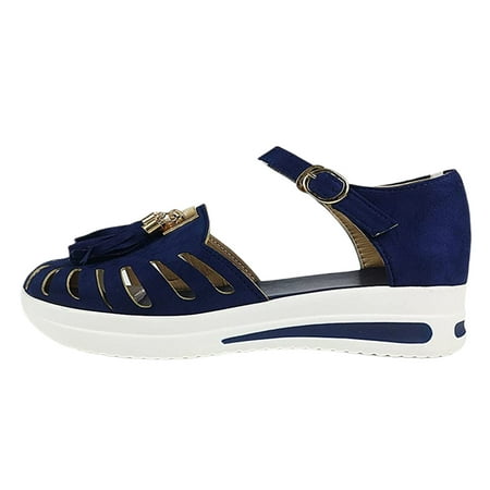 MEGAWHEELS Platform Sandals Casual Mid Heel Ankle Strap Shoes for Women 
MEGAWHEELS Platform Sandals Casual Mid Heel Ankle Strap Shoes for Women