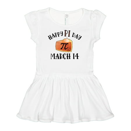 Inktastic Happy Pi Day March 14 Pumpkin Pie Slice Gift Baby Girl Dress