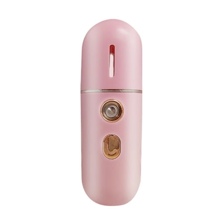 Alloet Face Humidifier Soothes Skin Mini Humidifier for Women Girl Gift (Pink)