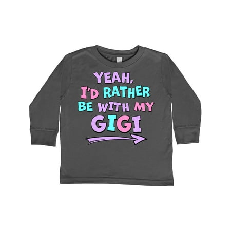 Inktastic Yeah I d Rather be with My Gigi in Pink Blue and Purple Gift Toddler Boy or Toddler Girl Long Sleeve T-Shirt
Inktastic Yeah I d Rather be with My Gigi in Pink Blue and Purple Gift Toddler Boy or Toddler Girl Long Sleeve T-Shirt