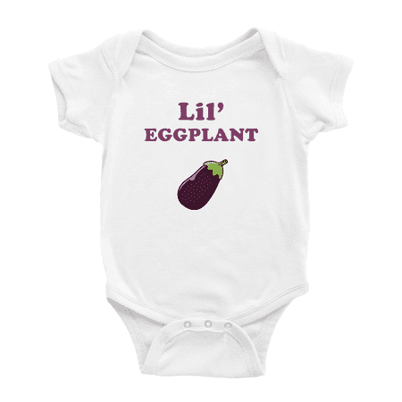Cute Baby Jumpsuits Lil Eggplant Vegetable Funny Boy & Gril Newborn Clothes (White 12-18 Months)
Cute Baby Jumpsuits Lil Eggplant Vegetable Funny Boy & Gril Newborn Clothes (White 12-18 Months)