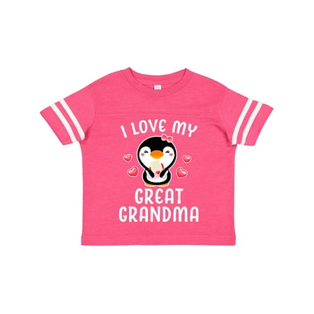 Inktastic I Love My Great Grandma with Cute Penguin and Hearts Gift Toddler Toddler Girl T-Shirt
Inktastic I Love My Great Grandma with Cute Penguin and Hearts Gift Toddler Toddler Girl T-Shirt