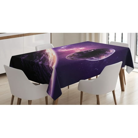 Ambesonne Galaxy Tablecloth Rectangular Table Cover Nebula Celestal Cornet 52 x70 Magenta Mauve
Ambesonne Galaxy Tablecloth Rectangular Table Cover Nebula Celestal Cornet 52 x70 Magenta Mauve