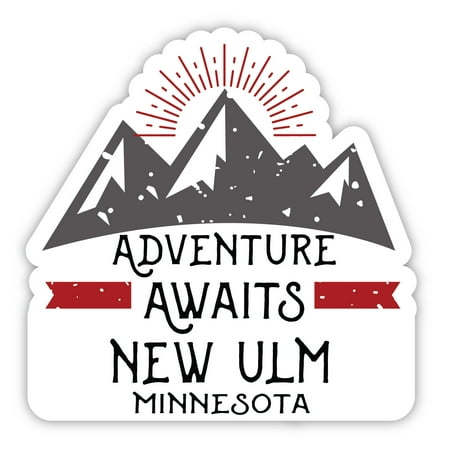 New Ulm Minnesota Souvenir 4-Inch Magnet Adventure Awaits Design