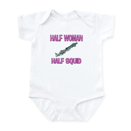 

CafePress - Half Woman Half Squid Infant Bodysuit - Baby Light Bodysuit Size Newborn - 24 Months