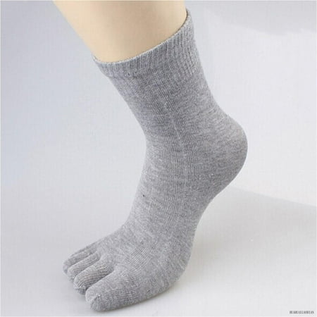 Men Women Five Finger Toe Socks Cotton Blend Breathable Casual Sports Hosiery
