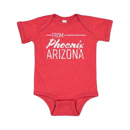 Inktastic From Phoenix Arizona in White Distressed Text Gift Baby Boy or Baby Girl Bodysuit
Inktastic From Phoenix Arizona in White Distressed Text Gift Baby Boy or Baby Girl Bodysuit