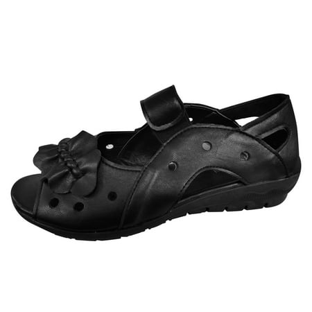 dmqupv Womens Shoes Casual Summer On Shoes Outdoor Casual Leisure Womens Breathable Shoes Womens Casual Slip on Shoes Black 9