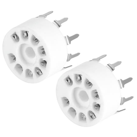 Uxcell 9pin Tube Socket Plastic Vacuum Tube Protect Tube Socket White Suitable for 12AX7 2Pack
Uxcell 9pin Tube Socket Plastic Vacuum Tube Protect Tube Socket White Suitable for 12AX7 2Pack