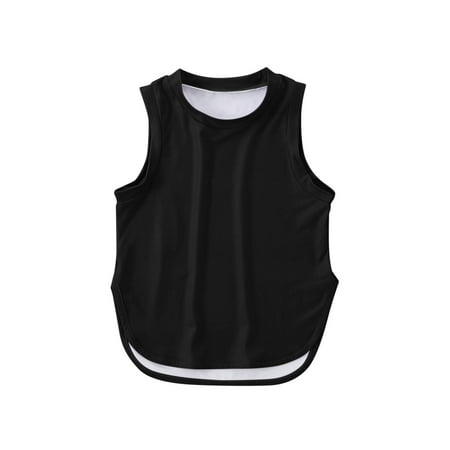 Bjutir Toddler Girls Shirts Tops Kids Summer Athletic Solid Color Tank Tops Split Curved Hem Sleeveless Shirts For Gym Yoga Running Black 2-3 Years
Bjutir Toddler Girls Shirts Tops Kids Summer Athletic Solid Color Tank Tops Split Curved Hem Sleeveless Shirts For Gym Yoga Running Black 2-3 Years