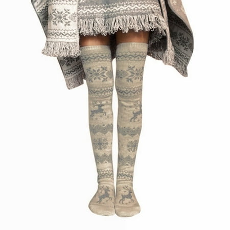 EUMODR White Crew Socksover The Calf Socks for Women Socks Knee Over Thigh High Stockings Christmas Long Knit Women Socks
EUMODR White Crew Socksover The Calf Socks for Women Socks Knee Over Thigh High Stockings Christmas Long Knit Women Socks
