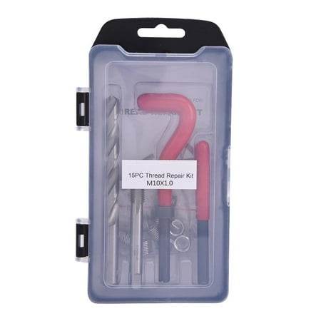 15 PCS M10x1.0 M10x1.25 M10x1.5 Thread Repair Tool Car Accessory Maintenance Kit Set
15 PCS M10x1.0 M10x1.25 M10x1.5 Thread Repair Tool Car Accessory Maintenance Kit Set
